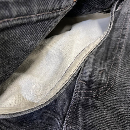 【中古品】【メンズ】 LEVI'S リーバイス 00550-0260 刻印554 02年製 USA製 00’S 550　RELAX FIT DENIM PANTS リラックス フィット デニム パンツ ボトムス ズボン 157-260728-cs-01-izu サイズ：W42 L32 カラー：ブラック 万代Net店