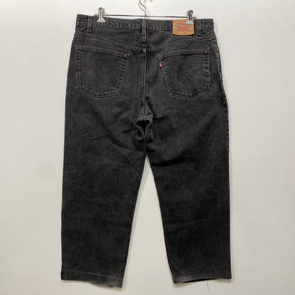 【中古品】【メンズ】 LEVI'S リーバイス 00550-0260 刻印554 02年製 USA製 00’S 550　RELAX FIT DENIM PANTS リラックス フィット デニム パンツ ボトムス ズボン 157-260728-cs-01-izu サイズ：W42 L32 カラー：ブラック 万代Net店
