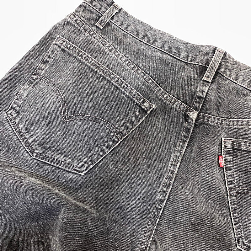 【中古品】【メンズ】 LEVI'S リーバイス 00550-0260 刻印554 02年製 USA製 00’S 550　RELAX FIT DENIM PANTS リラックス フィット デニム パンツ ボトムス ズボン 157-260728-cs-01-izu サイズ：W42 L32 カラー：ブラック 万代Net店