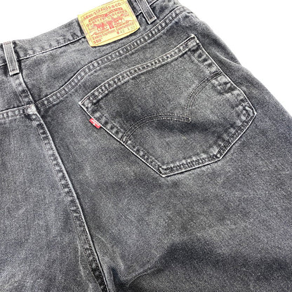 【中古品】【メンズ】 LEVI'S リーバイス 00550-0260 刻印554 02年製 USA製 00’S 550　RELAX FIT DENIM PANTS リラックス フィット デニム パンツ ボトムス ズボン 157-260728-cs-01-izu サイズ：W42 L32 カラー：ブラック 万代Net店