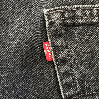 【中古品】【メンズ】 LEVI'S リーバイス 00550-0260 刻印554 02年製 USA製 00’S 550　RELAX FIT DENIM PANTS リラックス フィット デニム パンツ ボトムス ズボン 157-260728-cs-01-izu サイズ：W42 L32 カラー：ブラック 万代Net店