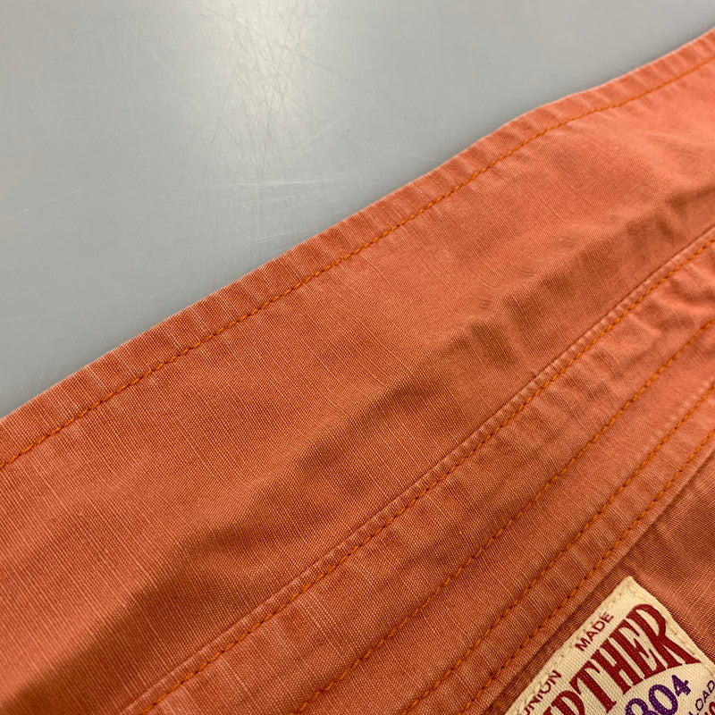【中古品】【メンズ】 FREEWHEELERS フリーホイーラーズ FURTHER MAZ 804 WESTERN SHIRT ウエスタンシャツ 長袖 トップス 145-260728-ay-16-izu サイズ：16 カラー：オレンジ系 万代Net店