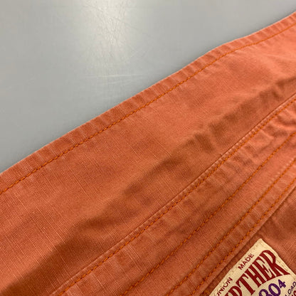 【中古品】【メンズ】 FREEWHEELERS フリーホイーラーズ FURTHER MAZ 804 WESTERN SHIRT ウエスタンシャツ 長袖 トップス 145-260728-ay-16-izu サイズ：16 カラー：オレンジ系 万代Net店