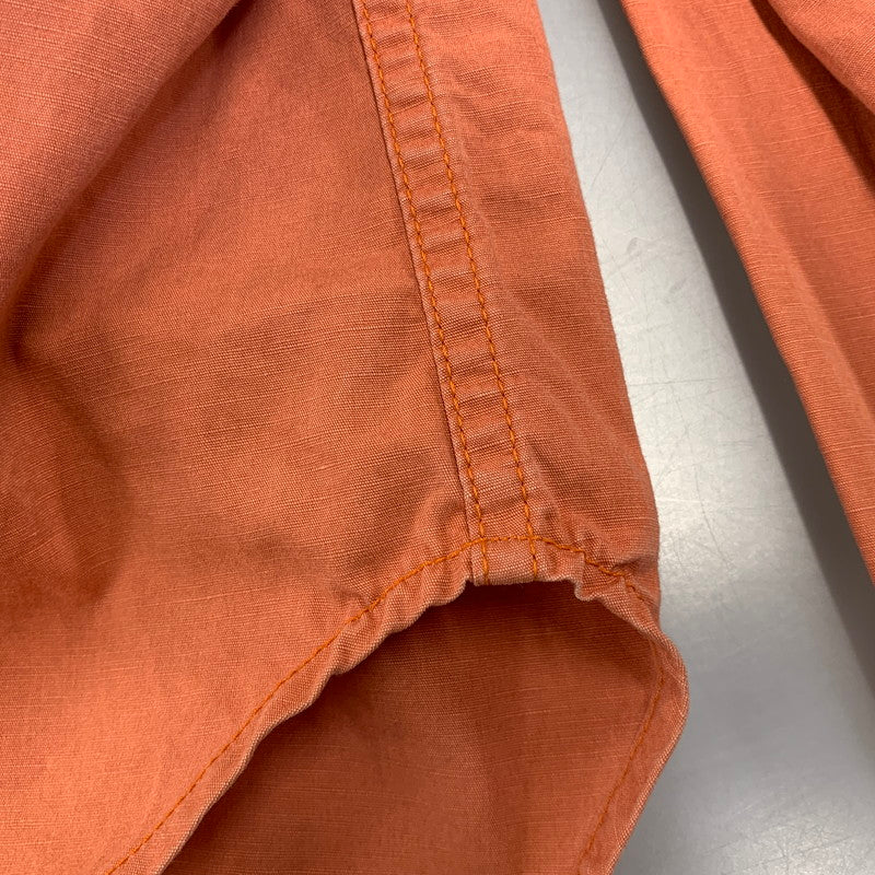 【中古品】【メンズ】 FREEWHEELERS フリーホイーラーズ FURTHER MAZ 804 WESTERN SHIRT ウエスタンシャツ 長袖 トップス 145-260728-ay-16-izu サイズ：16 カラー：オレンジ系 万代Net店