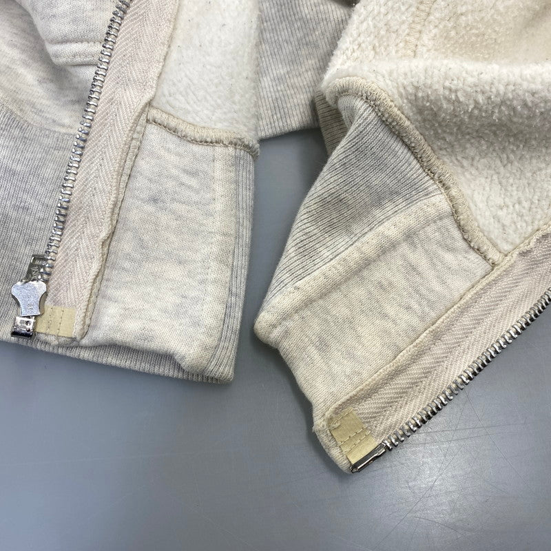 【現状渡し品】【メンズ】 BUZZ RICKSON'S バズリクソンズ U.S.ARMY ZIP HOODIE ユーエスアーミー ジップ フーディー トップス 長袖 145-260728-cs-09-izu サイズ：L カラー：オートミール 万代Net店