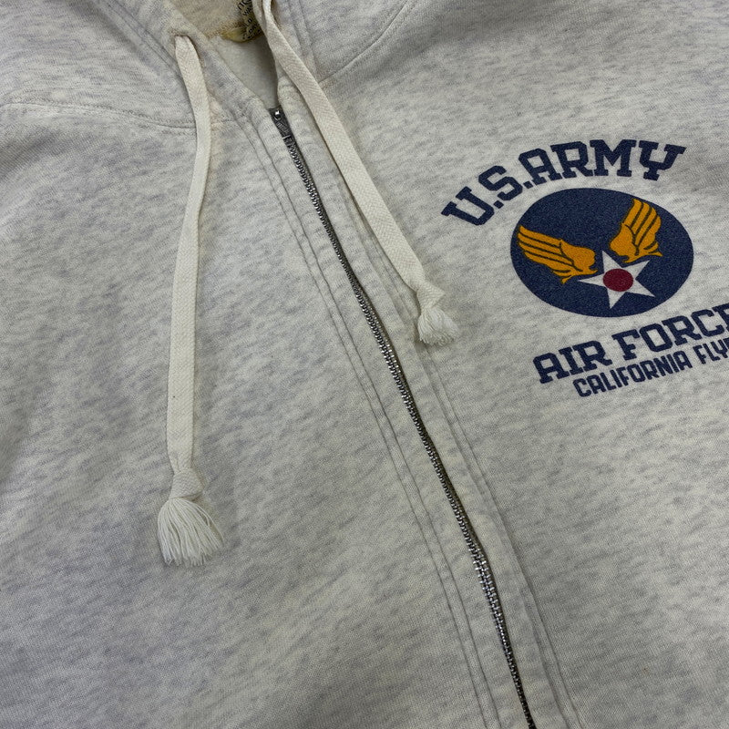 【現状渡し品】【メンズ】 BUZZ RICKSON'S バズリクソンズ U.S.ARMY ZIP HOODIE ユーエスアーミー ジップ フーディー トップス 長袖 145-260728-cs-09-izu サイズ：L カラー：オートミール 万代Net店