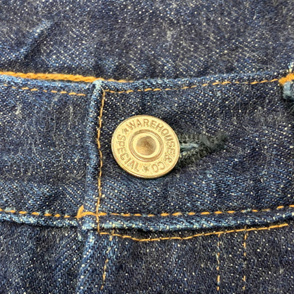 【中古品】【メンズ】 WAREHOUSE ウエアハウス STANDARD DENIM PANTS LOT800 スタンダードデニムパンツ ジーンズ 156-260729-as-05-izu サイズ：29×34 カラー：インディゴ 万代Net店