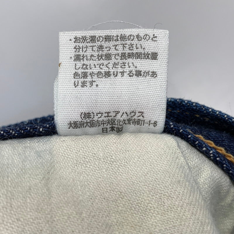 【中古品】【メンズ】 WAREHOUSE ウエアハウス STANDARD DENIM PANTS LOT800 スタンダードデニムパンツ ジーンズ 156-260729-as-05-izu サイズ：29×34 カラー：インディゴ 万代Net店