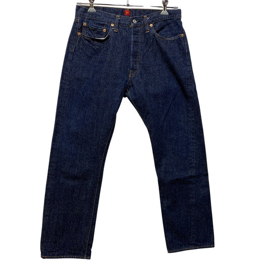 【中古品】【メンズ】 RESOLUTE リゾルト TAPERED STRAIGHT DENIM PANTS LOT710 テーパード ストレート デニムパンツ ジーンズ 156-260729-as-04-izu サイズ：34×30 カラー：インディゴ 万代Net店
