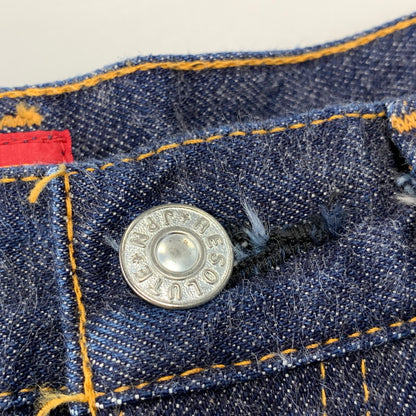 【中古品】【メンズ】 RESOLUTE リゾルト TAPERED STRAIGHT DENIM PANTS LOT710 テーパード ストレート デニムパンツ ジーンズ 156-260729-as-04-izu サイズ：34×30 カラー：インディゴ 万代Net店