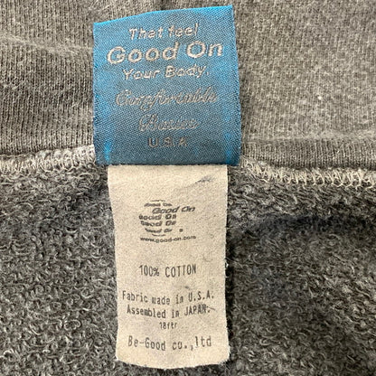 【中古品】【メンズ】 GOOD ON グッド オン USA製 PIGMENT DYE ZIP HOODIE ピグメント ダイ ジップ フーディー トップス 長袖 145-260727-ya-06-izu サイズ：S カラー：ブラック 万代Net店