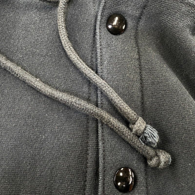 【中古品】【メンズ】 CHAMPION チャンピオン USA製 赤単色タグ復刻 REVERSE WEAVE SNAP HOODED SWEAT SHIRT リバースウィーブ スナップ フーデッド スウェット シャツ パーカー 148-260728-kh-01-izu サイズ：M カラー：ブラック 万代Net店