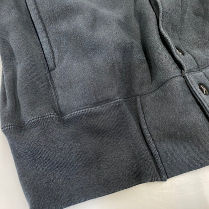 【中古品】【メンズ】 CHAMPION チャンピオン USA製 赤単色タグ復刻 REVERSE WEAVE SNAP HOODED SWEAT SHIRT リバースウィーブ スナップ フーデッド スウェット シャツ パーカー 148-260728-kh-01-izu サイズ：M カラー：ブラック 万代Net店