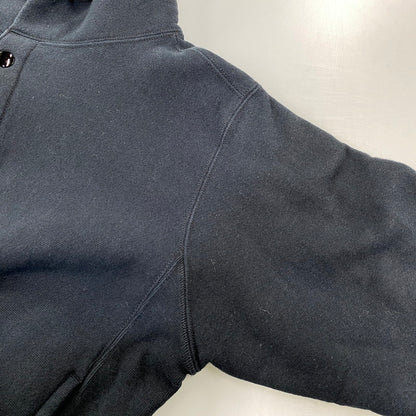 【中古品】【メンズ】 CHAMPION チャンピオン USA製 赤単色タグ復刻 REVERSE WEAVE SNAP HOODED SWEAT SHIRT リバースウィーブ スナップ フーデッド スウェット シャツ パーカー 148-260728-kh-01-izu サイズ：M カラー：ブラック 万代Net店