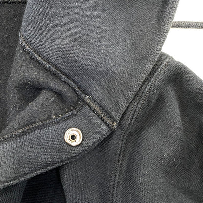 【中古品】【メンズ】 CHAMPION チャンピオン USA製 赤単色タグ復刻 REVERSE WEAVE SNAP HOODED SWEAT SHIRT リバースウィーブ スナップ フーデッド スウェット シャツ パーカー 148-260728-kh-01-izu サイズ：M カラー：ブラック 万代Net店
