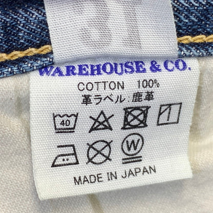 【中古品】【メンズ】 WAREHOUSE ウエアハウス DENIM PANTS デニムパンツ ジーンズ ボトムス 156-260729-as-07-izu サイズ：31 カラー：インディゴ 万代Net店