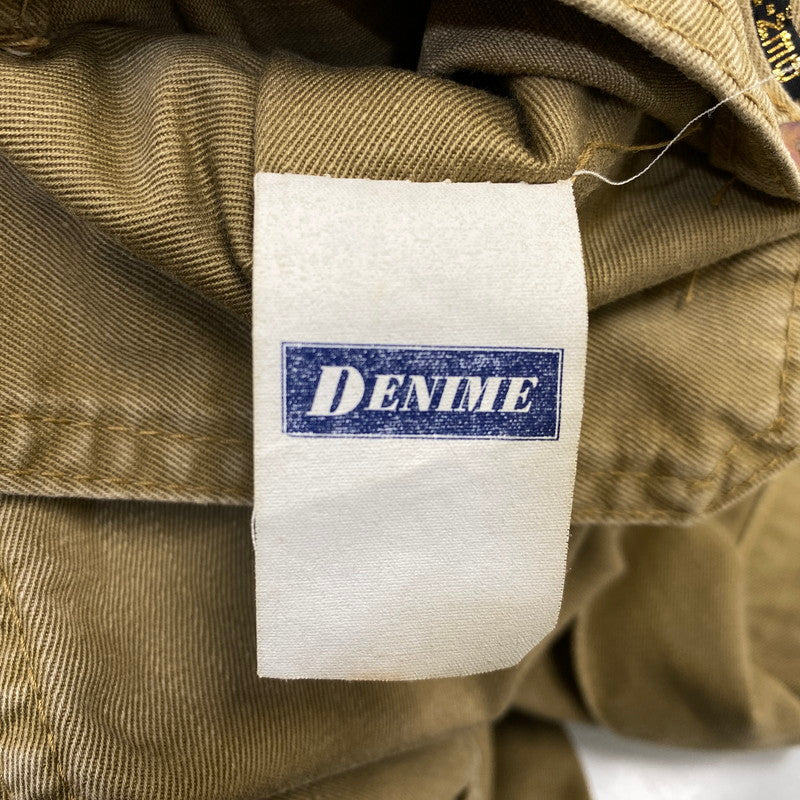 【中古品】【メンズ】 DENIME ドゥニーム HALF BUTTON MILITARY SHIRT ハーフ ボタン ミリタリー シャツ トップス 145-260728-kh-02-izu サイズ：14 カラー：ベージュ系 万代Net店