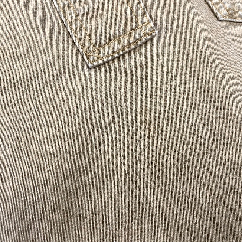 【中古品】【メンズ】 DENIME ドゥニーム HALF BUTTON MILITARY SHIRT ハーフ ボタン ミリタリー シャツ トップス 145-260728-kh-02-izu サイズ：14 カラー：ベージュ系 万代Net店