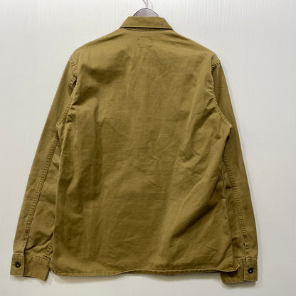 【中古品】【メンズ】 DENIME ドゥニーム HALF BUTTON MILITARY SHIRT ハーフ ボタン ミリタリー シャツ トップス 145-260728-kh-02-izu サイズ：14 カラー：ベージュ系 万代Net店