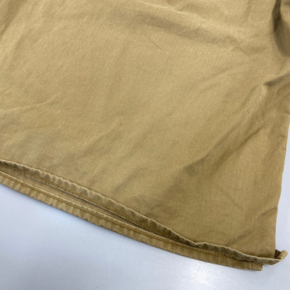 【中古品】【メンズ】 DENIME ドゥニーム HALF BUTTON MILITARY SHIRT ハーフ ボタン ミリタリー シャツ トップス 145-260728-kh-02-izu サイズ：14 カラー：ベージュ系 万代Net店