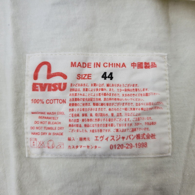 【中古品】【メンズ】 YAMANE ヤマネ 歌舞伎&恵美寿 PRINT S S TEE プリント ショートスリーブ Tシャツ トップス 半袖 145-260802-ya-02-izu サイズ：44 カラー：ベージュ 万代Net店