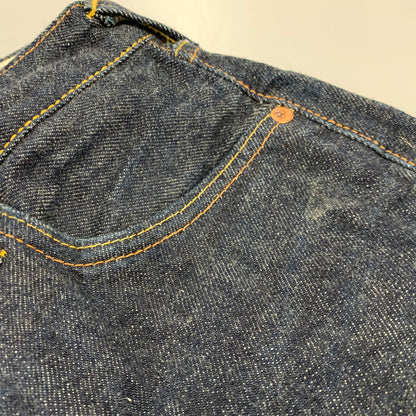 【中古品】【メンズ】 EVISU エヴィス NO1 SPECIAL PAINT DENIM PANTS LOT2000 ペイントデニムパンツ ジーンズ 虎耳 カモメ 156-260729-as-08-izu サイズ：44×32 カラー：インディゴ 万代Net店