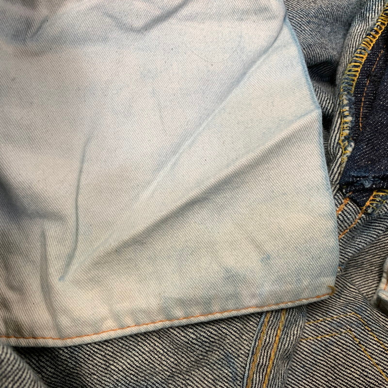 【中古品】【メンズ】 EVISU エヴィス NO1 SPECIAL PAINT DENIM PANTS LOT2000 ペイントデニムパンツ ジーンズ 虎耳 カモメ 156-260729-as-08-izu サイズ：44×32 カラー：インディゴ 万代Net店