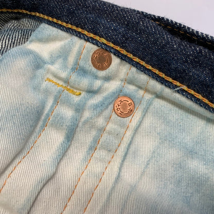 【中古品】【メンズ】 EVISU エヴィス NO1 SPECIAL PAINT DENIM PANTS LOT2000 ペイントデニムパンツ ジーンズ 虎耳 カモメ 156-260729-as-08-izu サイズ：44×32 カラー：インディゴ 万代Net店