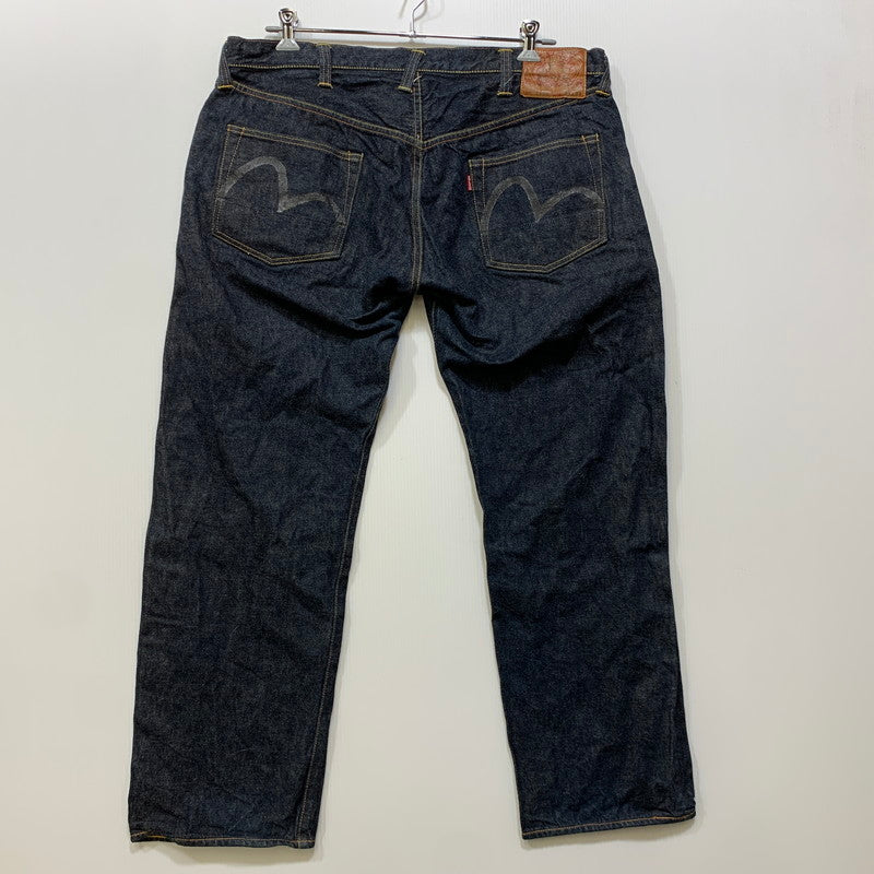 【中古品】【メンズ】 EVISU エヴィス NO1 SPECIAL PAINT DENIM PANTS LOT2000 ペイントデニムパンツ ジーンズ 虎耳 カモメ 156-260729-as-08-izu サイズ：44×32 カラー：インディゴ 万代Net店