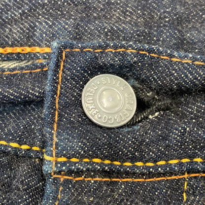 【中古品】【メンズ】 EVISU エヴィス NO1 SPECIAL PAINT DENIM PANTS LOT2000 ペイントデニムパンツ ジーンズ 虎耳 カモメ 156-260729-as-08-izu サイズ：44×32 カラー：インディゴ 万代Net店