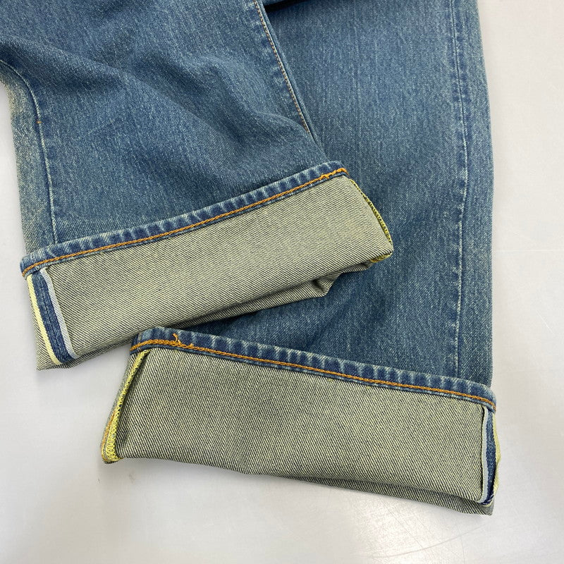 【中古品】【メンズ】 EVISU エヴィス LOT0001 カモメ PAINT FADE DENIM PANTS ペイント フェード デニム パンツ ボトムス ズボン 156-260728-cs-04-izu サイズ：38 カラー：インディゴ 万代Net店