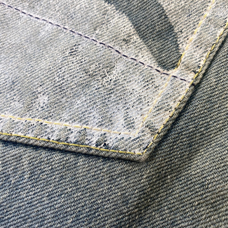【中古品】【メンズ】 EVISU エヴィス LOT0001 カモメ PAINT FADE DENIM PANTS ペイント フェード デニム パンツ ボトムス ズボン 156-260728-cs-04-izu サイズ：38 カラー：インディゴ 万代Net店