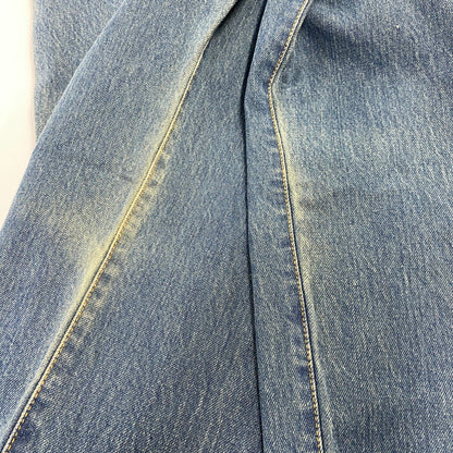 【中古品】【メンズ】 EVISU エヴィス LOT0001 カモメ PAINT FADE DENIM PANTS ペイント フェード デニム パンツ ボトムス ズボン 156-260728-cs-04-izu サイズ：38 カラー：インディゴ 万代Net店