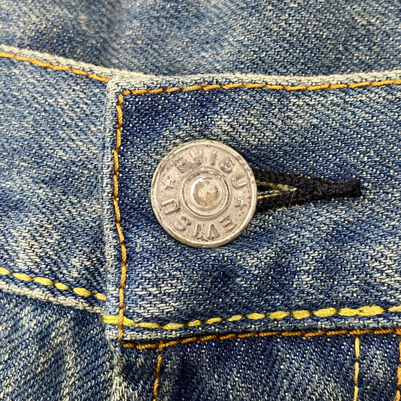 【中古品】【メンズ】 EVISU エヴィス LOT0001 カモメ PAINT FADE DENIM PANTS ペイント フェード デニム パンツ ボトムス ズボン 156-260728-cs-04-izu サイズ：38 カラー：インディゴ 万代Net店
