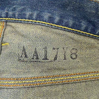 【中古品】【メンズ】 EVISU エヴィス LOT0001 カモメ PAINT FADE DENIM PANTS ペイント フェード デニム パンツ ボトムス ズボン 156-260728-cs-04-izu サイズ：38 カラー：インディゴ 万代Net店
