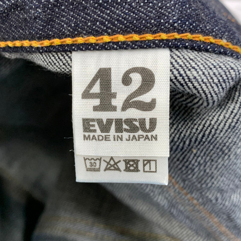【中古品】【メンズ】 EVISU エヴィス PAINT HUNTING POCKET DENIM PANTS LOT2155 ペイント ハンティングポケット デニムパンツ ジーンズ カモメ 156-260729-as-10-izu サイズ：42 カラー：インディゴ 万代Net店