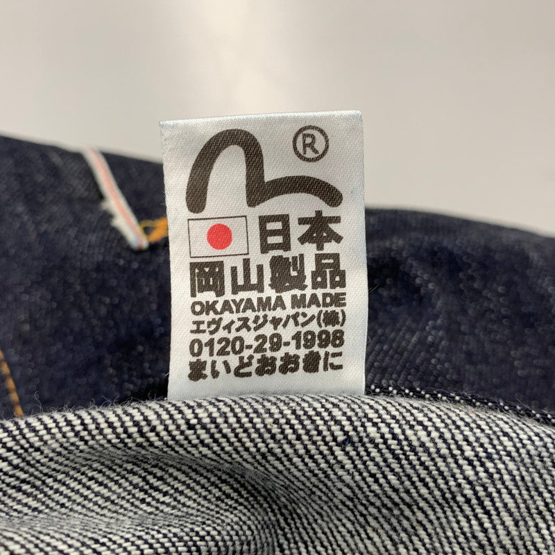 【中古品】【メンズ】 EVISU エヴィス PAINT HUNTING POCKET DENIM PANTS LOT2155 ペイント ハンティングポケット デニムパンツ ジーンズ カモメ 156-260729-as-10-izu サイズ：42 カラー：インディゴ 万代Net店