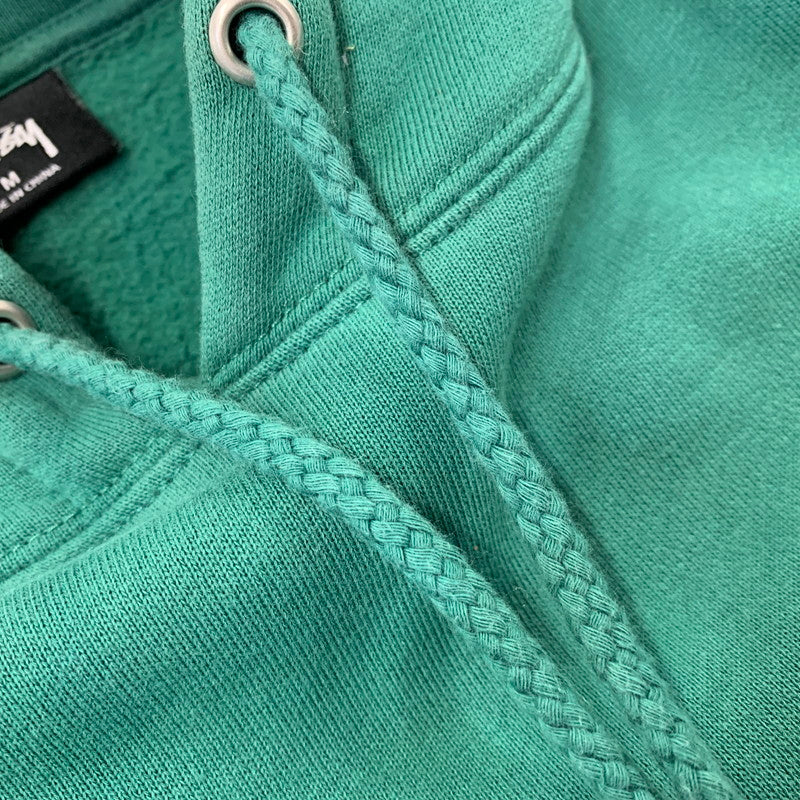【中古品】【メンズ】 STUSSY 118394 FIRE HOODIE ファイアー フーディー トップス 長袖 142-260727-ya-09-izu サイズ：M カラー：グリーン 万代Net店