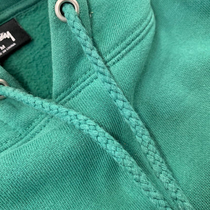【中古品】【メンズ】 STUSSY 118394 FIRE HOODIE ファイアー フーディー トップス 長袖 142-260727-ya-09-izu サイズ：M カラー：グリーン 万代Net店