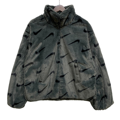 【中古品】【メンズ】 NIKE ナイキ DQ6843-070 AS W NSW FX FUR AOP JKT フェイクファー ジャケット アウター 148-260727-ya-05-izu サイズ：L カラー：グレー系 万代Net店
