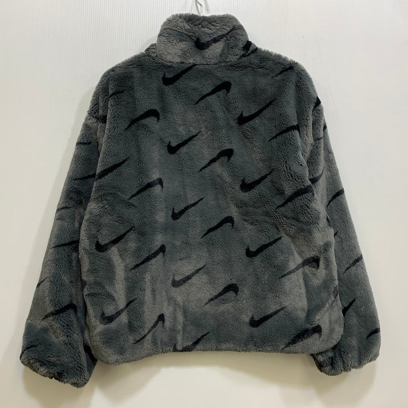 【中古品】【メンズ】 NIKE ナイキ DQ6843-070 AS W NSW FX FUR AOP JKT フェイクファー ジャケット アウター 148-260727-ya-05-izu サイズ：L カラー：グレー系 万代Net店