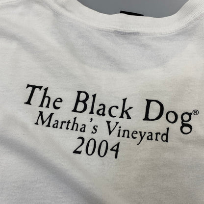 【中古品】【メンズ】 THE BLACK DOG ブラックドッグ 00S MARTHA'S VINEYARD 2004 SS TEE ショートスリーブ Tシャツ トップス 半袖 146-260728-cs-08-izu サイズ：XL カラー：ホワイト 万代Net店