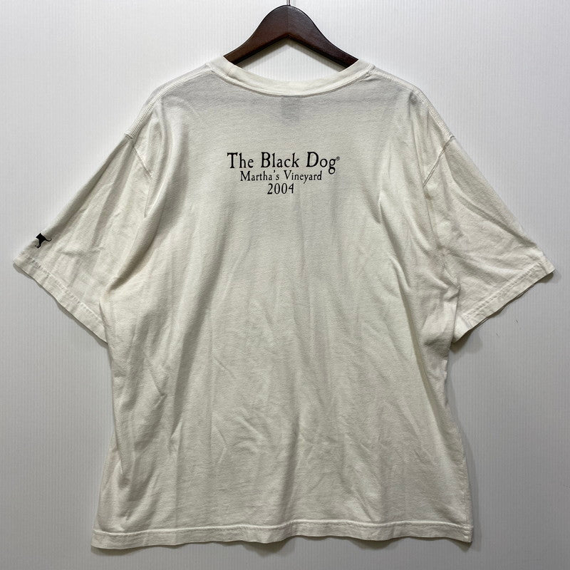 【中古品】【メンズ】 THE BLACK DOG ブラックドッグ 00S MARTHA'S VINEYARD 2004 SS TEE ショートスリーブ Tシャツ トップス 半袖 146-260728-cs-08-izu サイズ：XL カラー：ホワイト 万代Net店