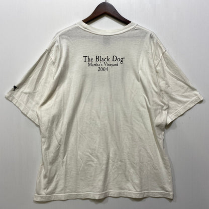 【中古品】【メンズ】 THE BLACK DOG ブラックドッグ 00S MARTHA'S VINEYARD 2004 SS TEE ショートスリーブ Tシャツ トップス 半袖 146-260728-cs-08-izu サイズ：XL カラー：ホワイト 万代Net店