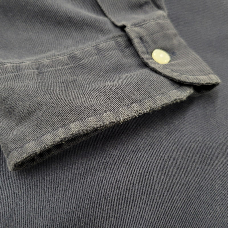 【中古品】【メンズ】 RALPH LAUREN ラルフローレン BLAIRE LS BD SHIRT ブレア ロングスリーブ ボタンダウン シャツ 長袖 トップス 146-260728-ay-07-izu サイズ：XXL カラー：ネイビー 万代Net店