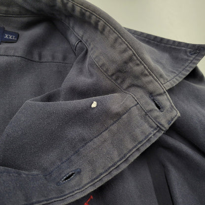 【中古品】【メンズ】 RALPH LAUREN ラルフローレン BLAIRE LS BD SHIRT ブレア ロングスリーブ ボタンダウン シャツ 長袖 トップス 146-260728-ay-07-izu サイズ：XXL カラー：ネイビー 万代Net店