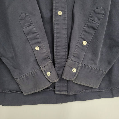 【中古品】【メンズ】 RALPH LAUREN ラルフローレン BLAIRE LS BD SHIRT ブレア ロングスリーブ ボタンダウン シャツ 長袖 トップス 146-260728-ay-07-izu サイズ：XXL カラー：ネイビー 万代Net店