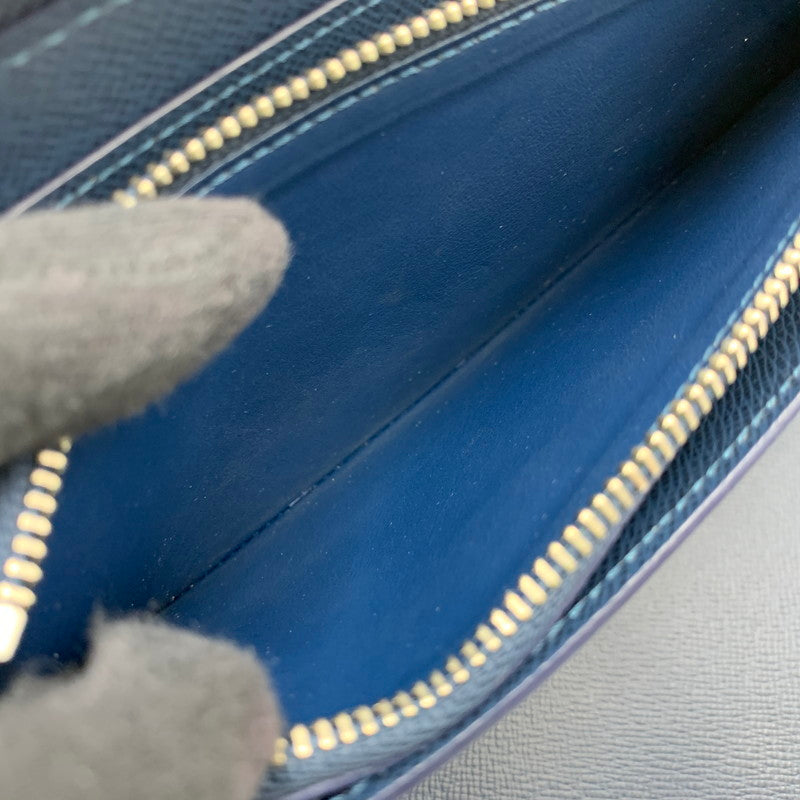【中古品】【メンズ/レディース】 LOUIS VUITTON ルイ・ヴィトン M30515 CA4107 タイガ ジッピーオーガナイザー ロングウォレット 長財布 179-260806-as-09-izu カラー：ネイビー 万代Net店