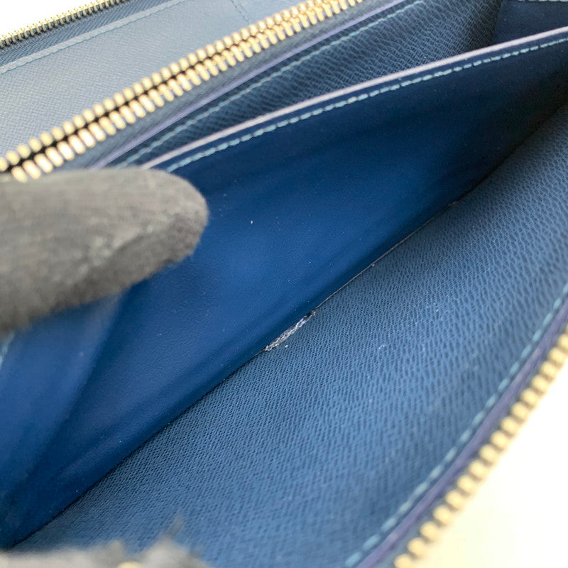 【中古品】【メンズ/レディース】 LOUIS VUITTON ルイ・ヴィトン M30515 CA4107 タイガ ジッピーオーガナイザー ロングウォレット 長財布 179-260806-as-09-izu カラー：ネイビー 万代Net店