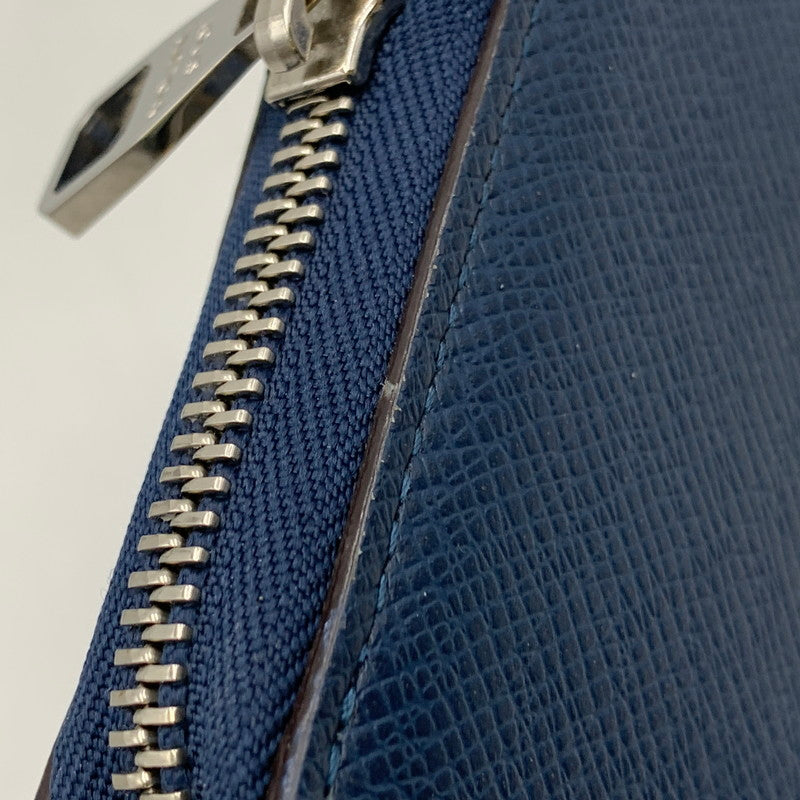 【中古品】【メンズ/レディース】 LOUIS VUITTON ルイ・ヴィトン M30515 CA4107 タイガ ジッピーオーガナイザー ロングウォレット 長財布 179-260806-as-09-izu カラー：ネイビー 万代Net店
